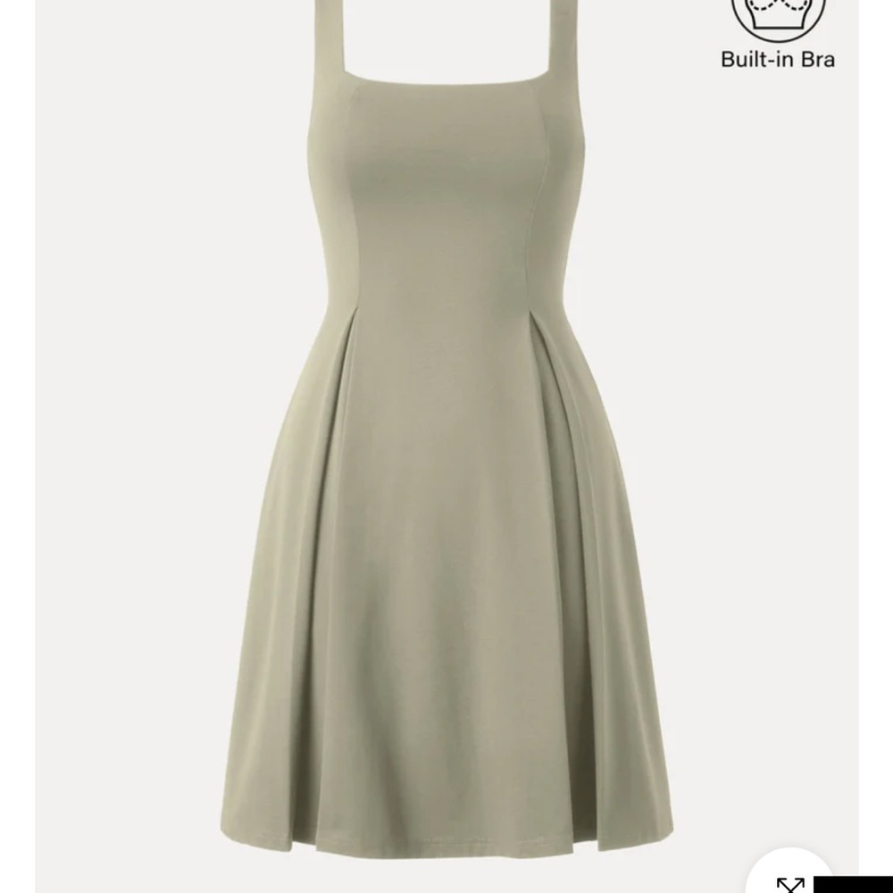 NWT OGL square neck fit and flare brami dress